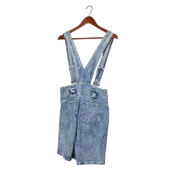 Vintage Avon Fashion Acid Wash Denim Jean Overall Romper Shorts 80’s 90’s - Picture 5 of 9